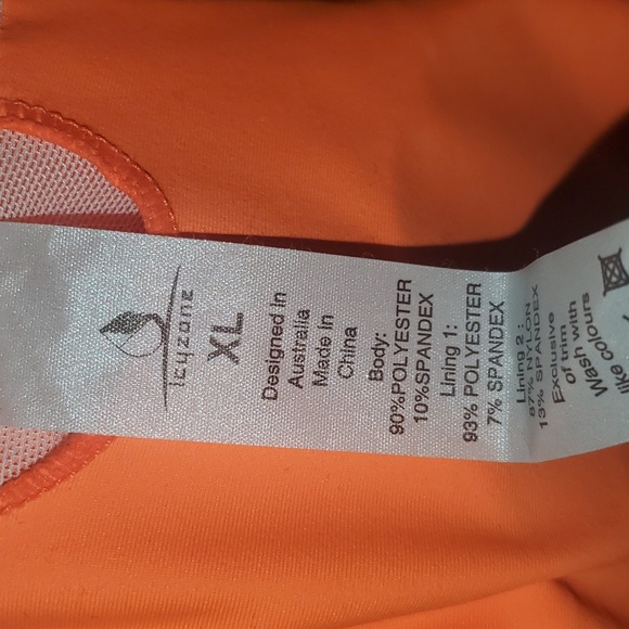 Neon orange exercise bra - Picture 4 of 4